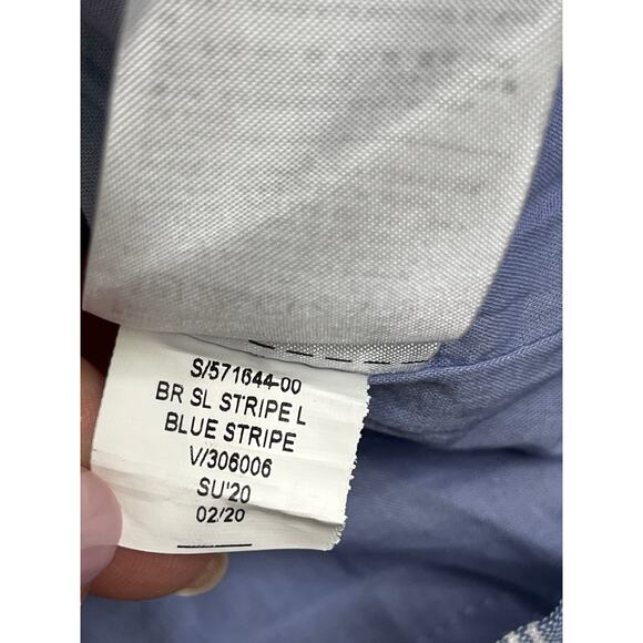 Banana Republic blue stripes linen shift dress with belt, size 4, NWT - Picture 14 of 14